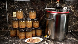 Перловка с мясом в автоклаве Малиновка 4