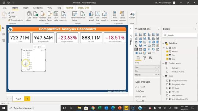 Comparative Analysis Dashboard in Power BI | Step by Step Design, Data Model, DAX and Publish смотреть онлайн