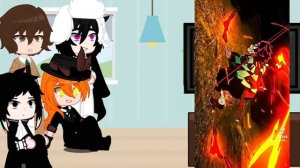 Bsd react to Atsushi as Tanjiro/Bsd x Demon slayer/ 1/?