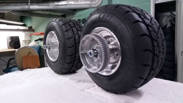 Колёса от картинга для электросамоката. смотреть онлайн