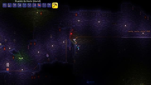 Terraria HIT KILL ► Farm com Cristal de Eternia, Ossos pela Bolsa do Vazio e Coral Perigoso! #09 смотреть онлайн