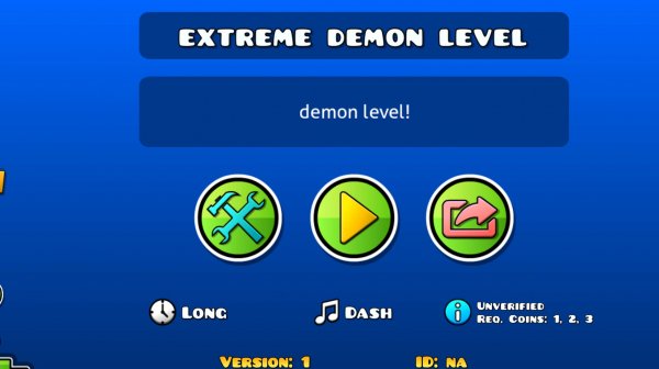 Прохождение моего уровня в geometry dash!