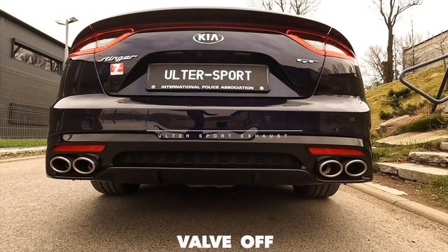 Ulter-Sport Active Exhaust Kia Stinger 3 3GT смотреть онлайн