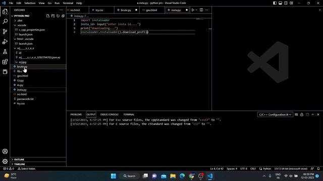 Python Script for Fetching Instagram Profile | Sreeshanth | Amal College смотреть онлайн