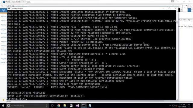 Manually Installing and Configuring MySQL 5 7 on Windows 10 смотреть онлайн