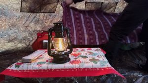 ПЕРВЫЙ ВЫЕЗД С ЗИМНЕЙ ПАЛАТКОЙ / Палатка Берег МФП-4 с печью Atomstove Большая