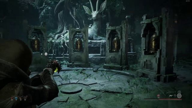 Remnant: From The Ashes. Загадка с колоколами у статуи с оленем.