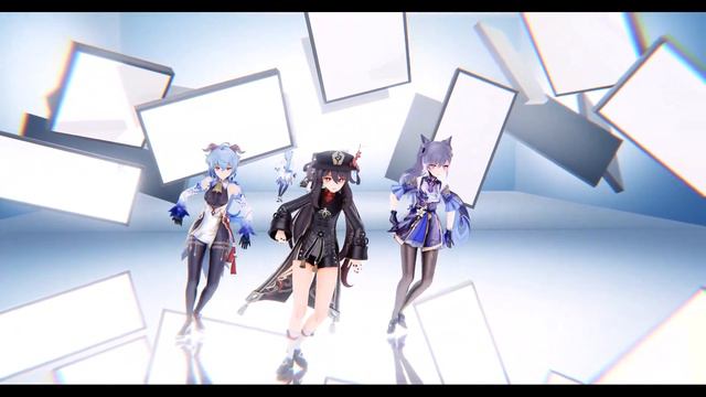 【Genshin Impact MMD/4K/60FPS】Hu Tao & Ganyu & Keqing【THE BADDEST】 смотреть онлайн