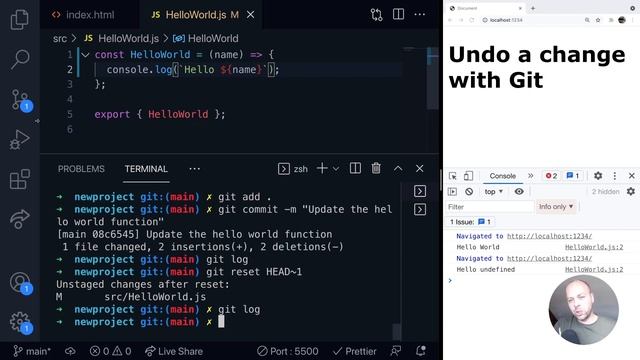 DevTips Daily: How to undo the last git commit смотреть онлайн