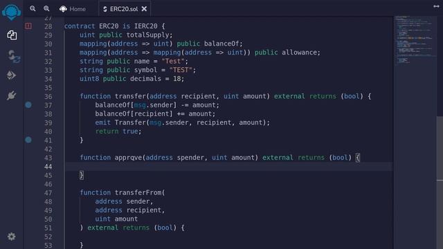 ERC20 | Solidity 0.8 смотреть онлайн