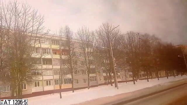 МОЛОДЕЧНО. Поездка на автобусе МАЗ 103.486, Г/№ AT 1206-5, маршрут 6 (01.02.2022) смотреть онлайн