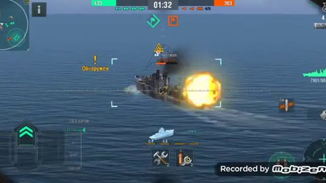 Играю в World of Warships на телефоне смотреть онлайн