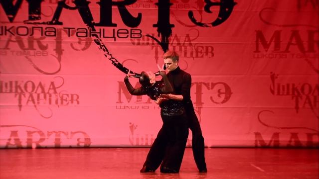 Румба, "Тень", педагог Ян Радионов, школа танцев МАРТЭ смотреть онлайн