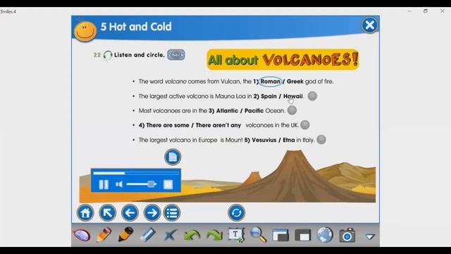 Smiles 4 Module 5 Lesson 5. Volcanoes. Welcome to Camping Europe смотреть онлайн