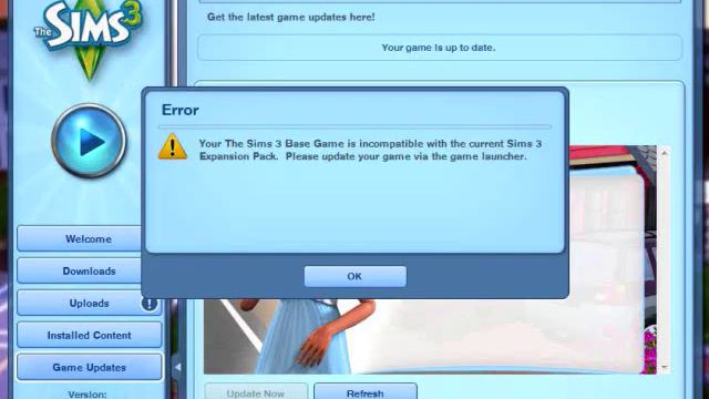 Sims 3 Update Error смотреть онлайн