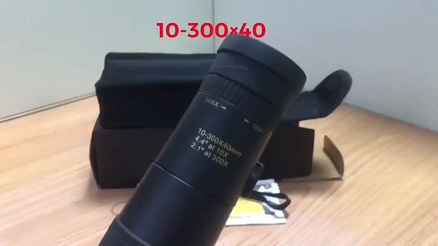 Монокулярный телескоп 10-300x40 мм. #телескоп #оптика смотреть онлайн