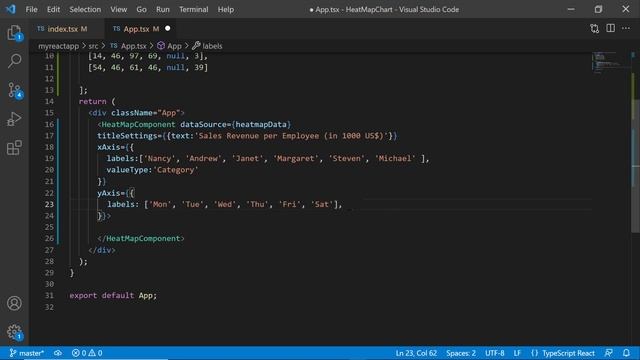 Getting Started with the React HeatMap Chart Component смотреть онлайн