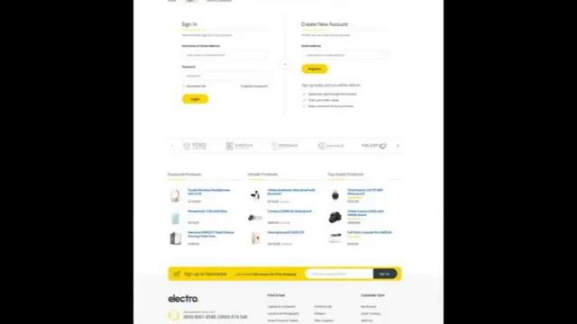Electro Electronics Store WooCommerce Wordpress Theme смотреть онлайн