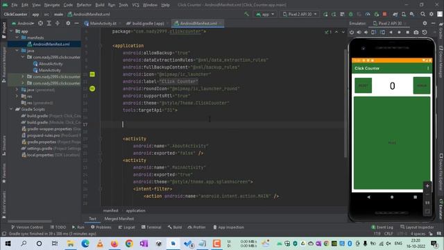 Android Kotlin Project 01 Click Counter Part 05 смотреть онлайн