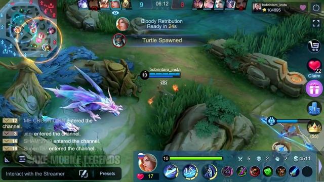 Perfect SAVAGE!! Lancelot Bad Start Comeback - Top 1 Global Lancelot by bobrintaro_insta - MLBB смотреть онлайн