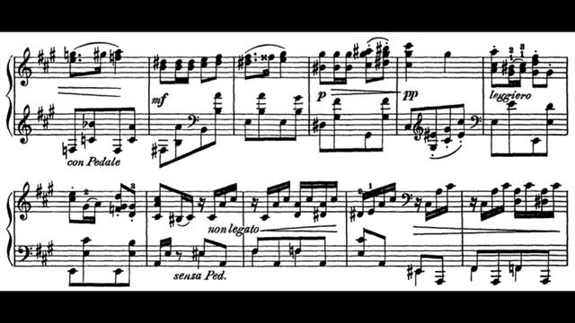 In Autumn (Four Sketches Op.15 - A. Beach) Score Animation смотреть онлайн