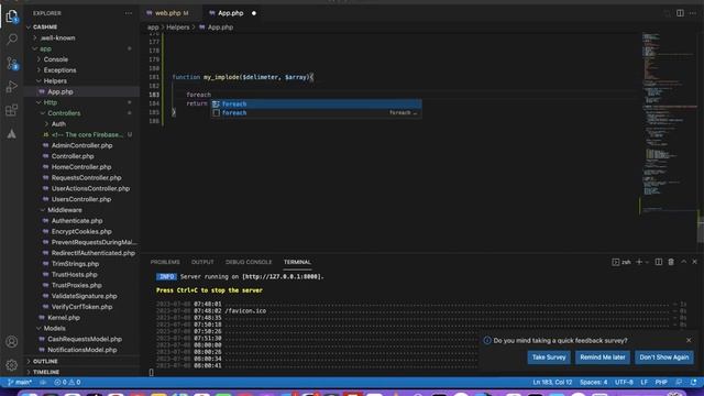Creating our own php implode function. смотреть онлайн