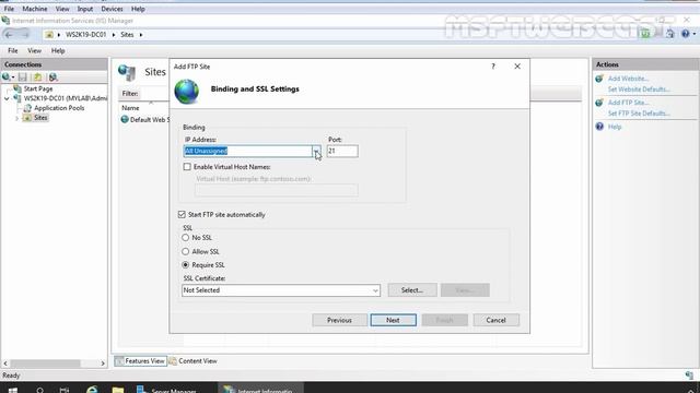 63. How to Configure FTP Server on Windows Server 2019 смотреть онлайн