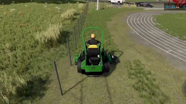 Farming Simulator 22 Public Works Dept Mowing a Football Field Roleplay #3 смотреть онлайн