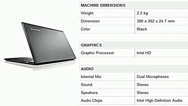 Lenovo B5080 80EW052YIH Core i3 (5th Gen) Laptop Specification [INDIA] смотреть онлайн