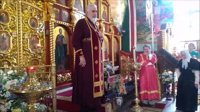 Проповедь на праздник Рождества Пророка, Предтечи и Крестителя Иоанна 07.07.2018 смотреть онлайн