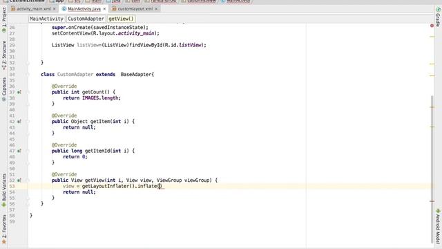 Android Studio Tutorials - 44 : Custom ListView in Android смотреть онлайн
