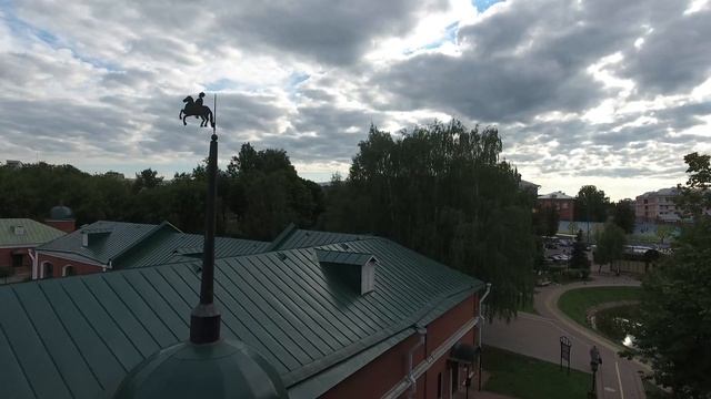 Сергиев Посад с высоты птичьего полёта смотреть онлайн