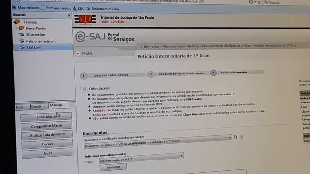 Usando macro no esaj смотреть онлайн