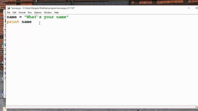 Python Programming Tutorial - 7 - Escape Sequence | Hindi смотреть онлайн