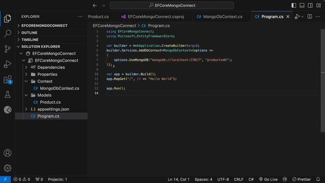Part 1 - Entity Framework Core with MongoDB. смотреть онлайн