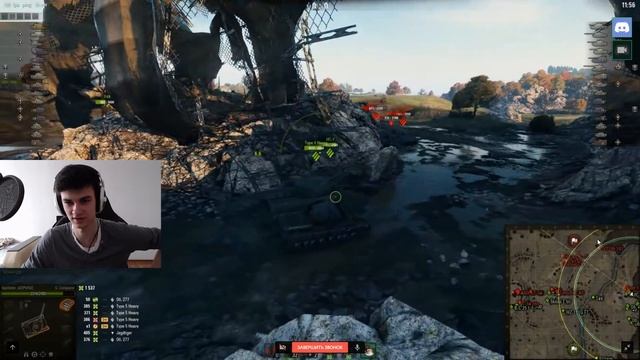 Управляю лучшим игроком WOT - liquidator КОРМ2 через skype! смотреть онлайн