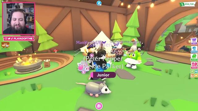 ⛺NEW CAMPING SHOP!⛺ We Adopt Possums & Fireflies? Adopt Me Livestream! смотреть онлайн