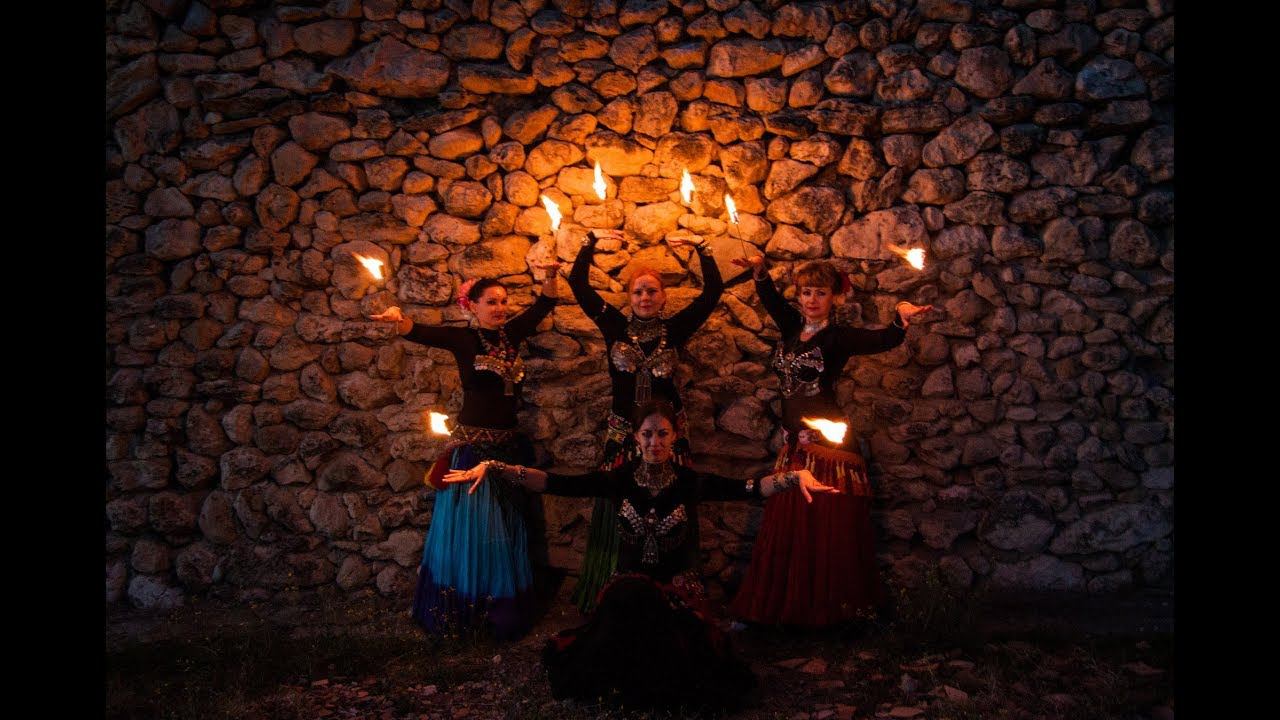 ATS Flash Mob World Wide 2018, Simferopol, Dakra Tribe. Part 2 With Fire