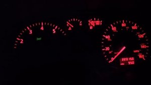 убираем service oil с приборки ауди а4 б5