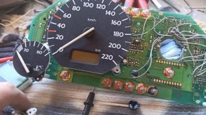 Панель Гольф 3 в Гольф 2. Тахометр возможно останется так.