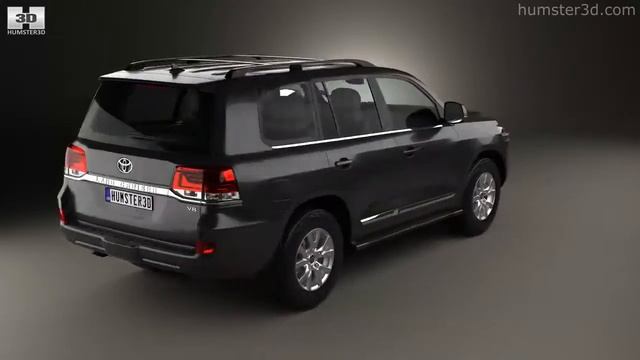 Toyota Land Cruiser (J200) 2016 by 3D model store Humster3D.com смотреть онлайн
