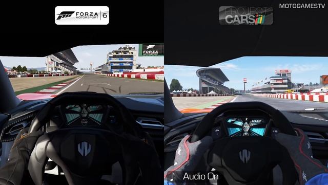 Forza 6 vs Project CARS - W Motors Lykan HyperSport at Circuit de Barcelona-Catalunya смотреть онлайн