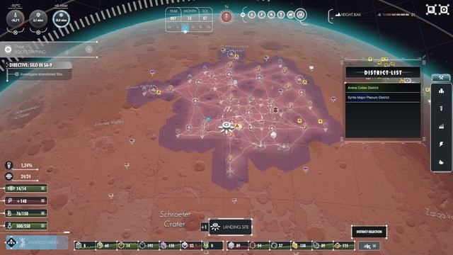 Per Aspera game, how to show resources per district. смотреть онлайн