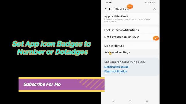 Samsung Galaxy S23 Ultra How to Set App Icon Badges to Number or Dot смотреть онлайн