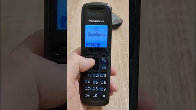 Как настроить дату и время на телефоне Panasonic смотреть онлайн