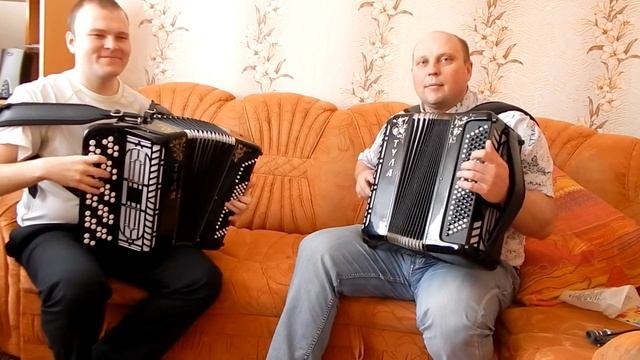 Павел Сивков и Сергей Маслов - "Творческий дуэт" Играй баян! 23.04.2015 смотреть онлайн