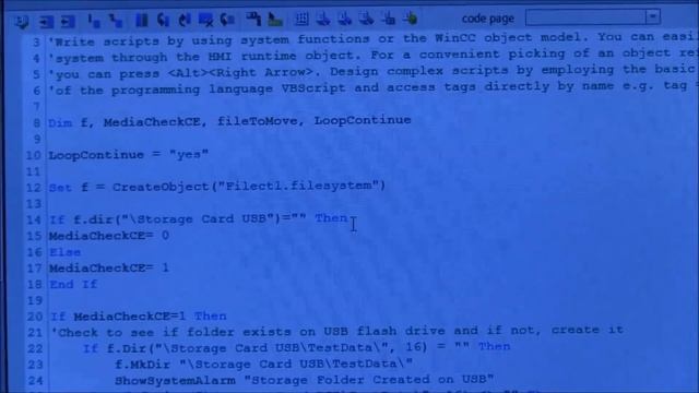 Siemens WinCC scripting example to create .csv file for Microsoft Excel смотреть онлайн