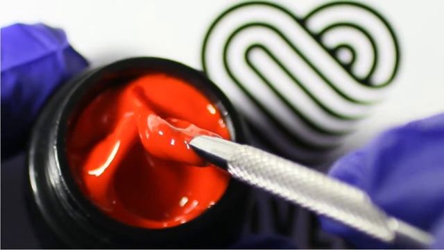 NEW гель-паста Lovely 009 - Красная | Объемный дизайн ногтей