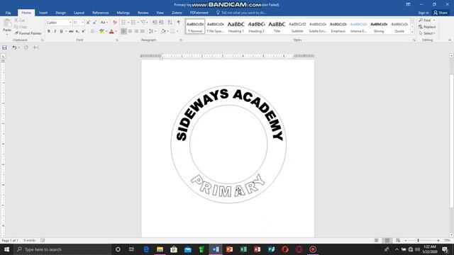 MICROSOFT WORD TUTORIAL- MS WORD LOGO DESIGN смотреть онлайн