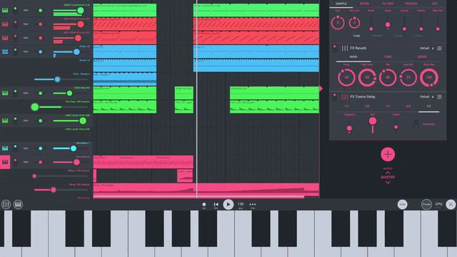 I made a FULL TECHNO song with FL STUDIO MOBILE смотреть онлайн
